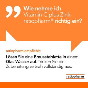 VITAMIN C PLUS Zink-ratiopharm Brausetabletten